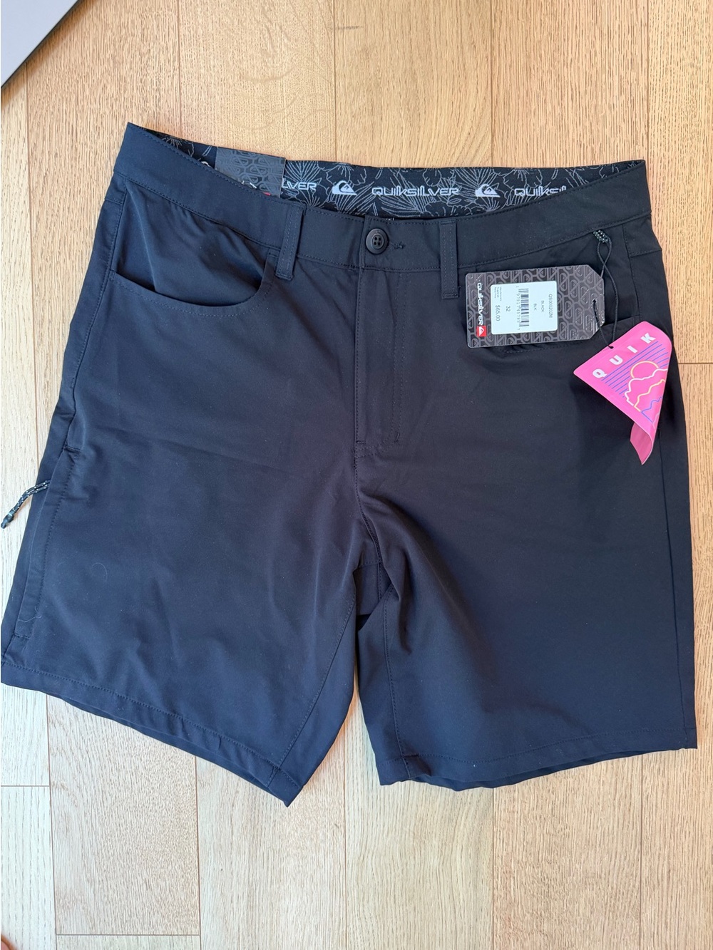 Union Amphibian 20" Hybrid Shorts 9 inch inseam Black Size 32